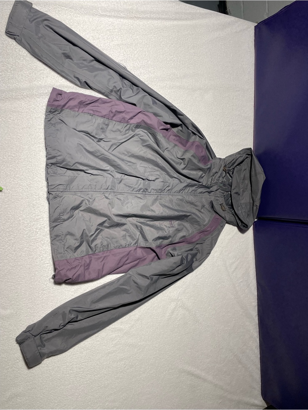 Coleman Gray and Purple Women's Windbreaker Jacket